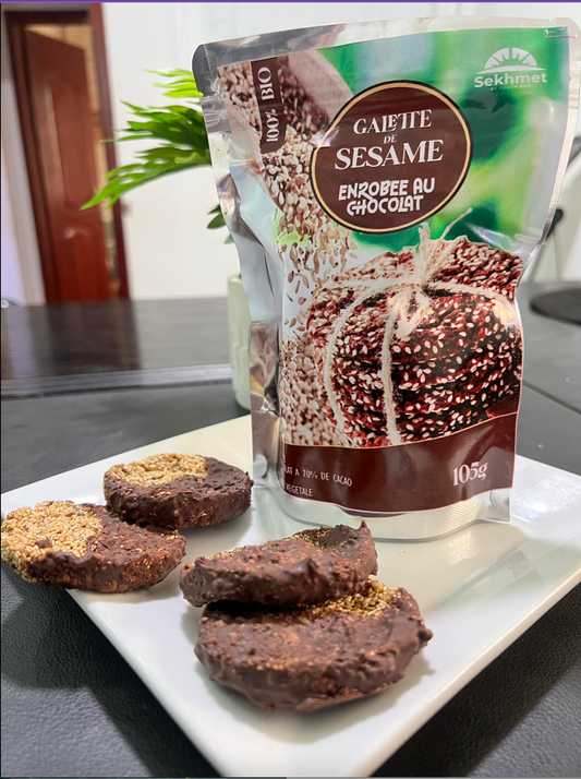 Galette de sesame a la poudre de date